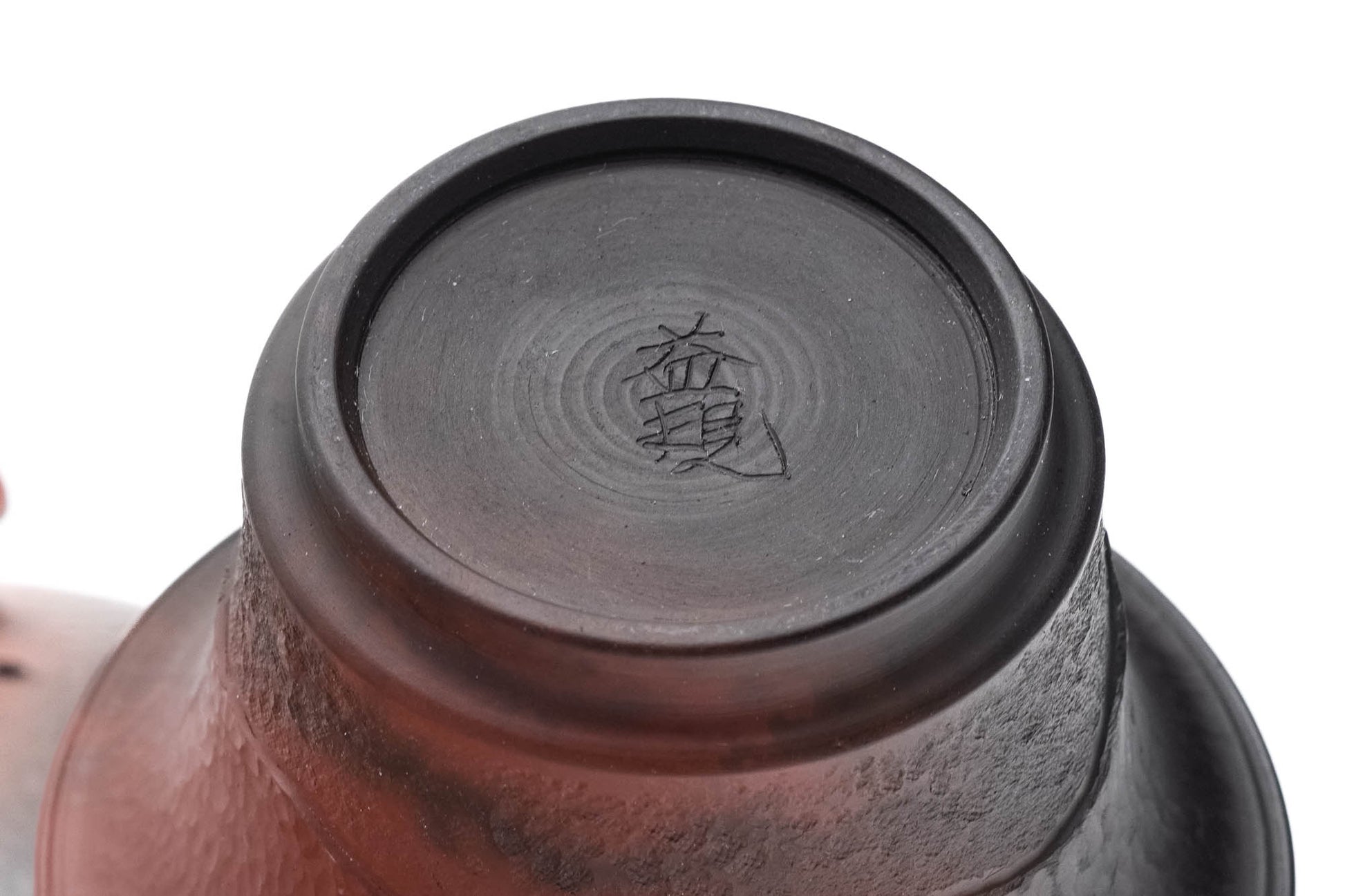 Japanese Houhin - ´åÌïÒæҎ Murata Yoshiki - Black Red Yohen Tokoname-yaki Handleless Teapot - 120ml