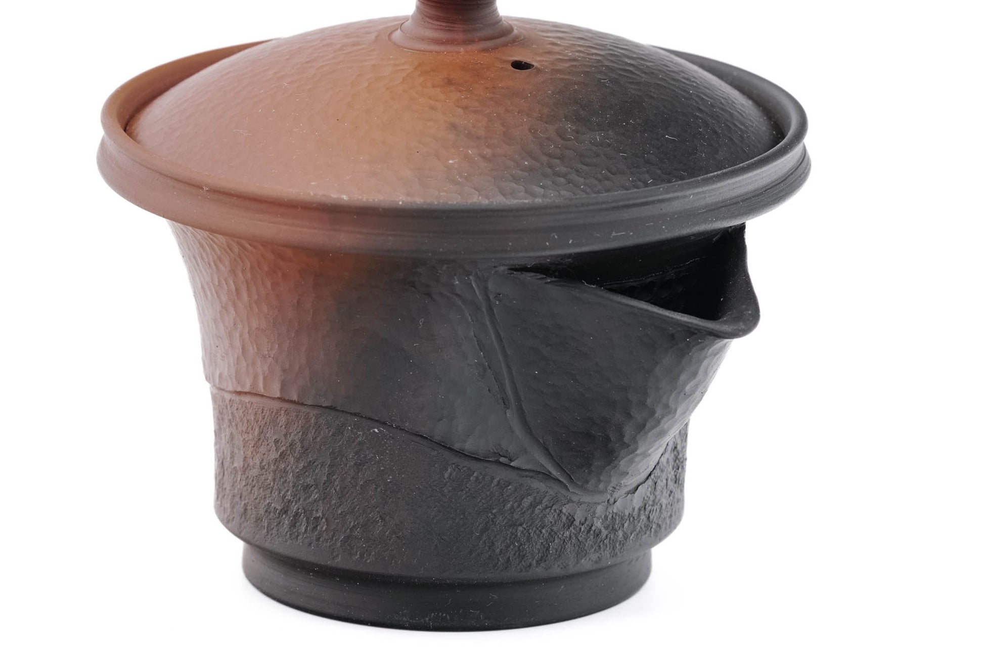 Japanese Houhin - ´åÌïÒæҎ Murata Yoshiki - Black Red Yohen Tokoname-yaki Handleless Teapot - 120ml