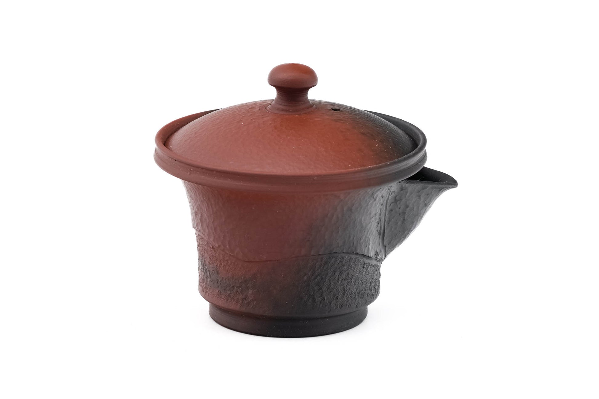 Japanese Houhin - ´åÌïÒæҎ Murata Yoshiki - Black Red Yohen Tokoname-yaki Handleless Teapot - 120ml